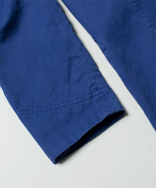 NANO universe（ナノユニバース）の「製品染ヘリンボンショップコート（ステンカラーコート・メンズ・ネイビー/オリーブ/ブルー・MEDIUM/SMALL/LARGE）」の14枚目の写真