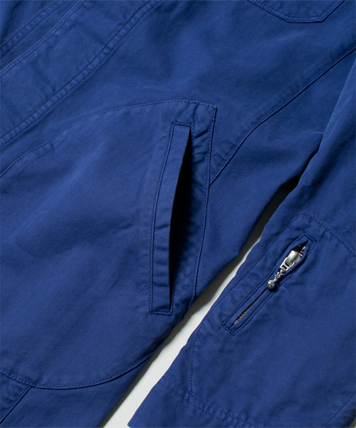 NANO universe（ナノユニバース）の「製品染ヘリンボンショップコート（ステンカラーコート・メンズ・ネイビー/オリーブ/ブルー・MEDIUM/SMALL/LARGE）」の9枚目の写真