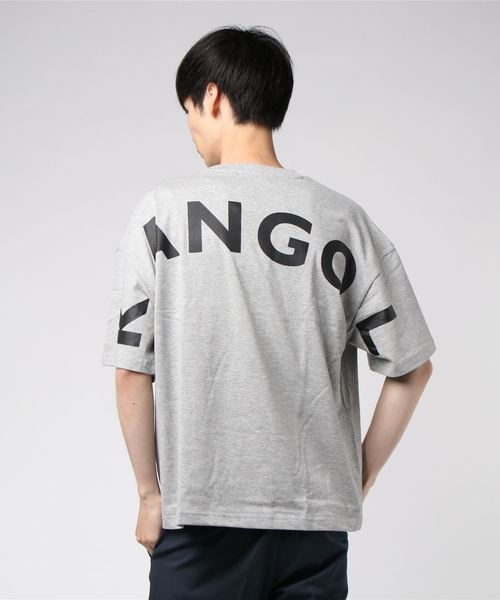 KANGOL（カンゴール）の「【別注】KANGOL×８(eight) コラボビッグシルエット半袖Tシャツ（Tシャツ/カットソー・メンズ・オフホワイト/ブラック/トップグレー/ベージュ/ネイビー・FREE）」の7枚目の写真