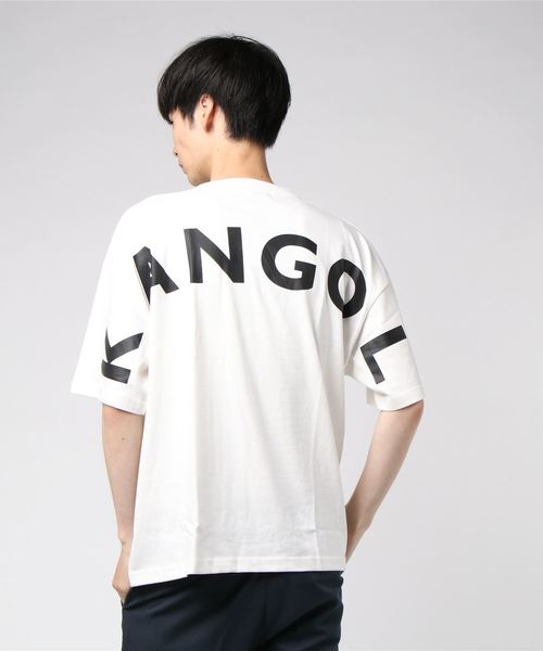 KANGOL（カンゴール）の「【別注】KANGOL×８(eight) コラボビッグシルエット半袖Tシャツ（Tシャツ/カットソー・メンズ・オフホワイト/ブラック/トップグレー/ベージュ/ネイビー・FREE）」の8枚目の写真