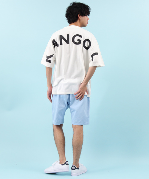KANGOL（カンゴール）の「【別注】KANGOL×８(eight) コラボビッグシルエット半袖Tシャツ（Tシャツ/カットソー・メンズ・オフホワイト/ブラック/トップグレー/ベージュ/ネイビー・FREE）」の13枚目の写真