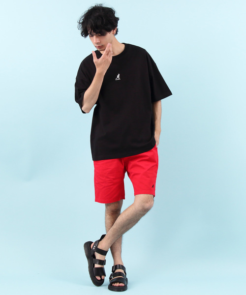 KANGOL（カンゴール）の「【別注】KANGOL×８(eight) コラボビッグシルエット半袖Tシャツ（Tシャツ/カットソー・メンズ・オフホワイト/ブラック/トップグレー/ベージュ/ネイビー・FREE）」の14枚目の写真