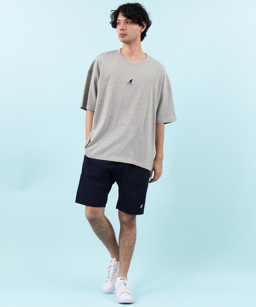 KANGOL（カンゴール）の「【別注】KANGOL×８(eight) コラボビッグシルエット半袖Tシャツ（Tシャツ/カットソー・メンズ・オフホワイト/ブラック/トップグレー/ベージュ/ネイビー・FREE）」の16枚目の写真
