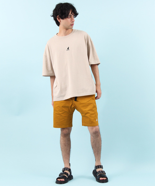 KANGOL（カンゴール）の「【別注】KANGOL×８(eight) コラボビッグシルエット半袖Tシャツ（Tシャツ/カットソー・メンズ・オフホワイト/ブラック/トップグレー/ベージュ/ネイビー・FREE）」の18枚目の写真