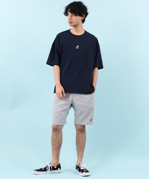 KANGOL（カンゴール）の「【別注】KANGOL×８(eight) コラボビッグシルエット半袖Tシャツ（Tシャツ/カットソー・メンズ・オフホワイト/ブラック/トップグレー/ベージュ/ネイビー・FREE）」の20枚目の写真