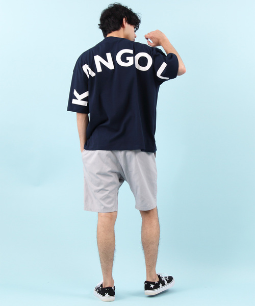 KANGOL（カンゴール）の「【別注】KANGOL×８(eight) コラボビッグシルエット半袖Tシャツ（Tシャツ/カットソー・メンズ・オフホワイト/ブラック/トップグレー/ベージュ/ネイビー・FREE）」の21枚目の写真