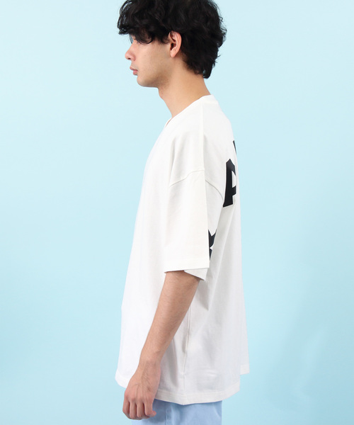 KANGOL（カンゴール）の「【別注】KANGOL×８(eight) コラボビッグシルエット半袖Tシャツ（Tシャツ/カットソー・メンズ・オフホワイト/ブラック/トップグレー/ベージュ/ネイビー・FREE）」の22枚目の写真