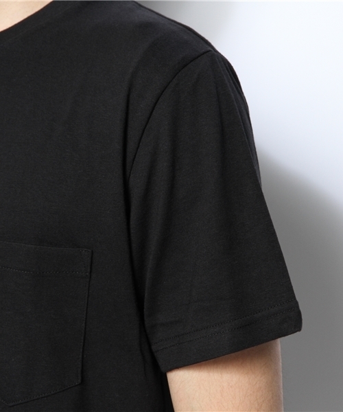 WEGO（ウィゴー）の「WEGO/チェックシャツレイヤーTシャツ（Tシャツ/カットソー・メンズ・ブラック/杢グレー・MEDIUM/LARGE）」の6枚目の写真