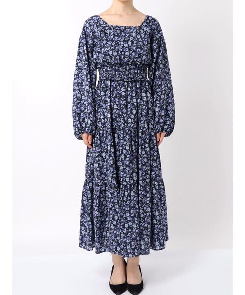 セール ワンピース 小花ヴィンテージマキシワンピース ワンピース Mercuryduo マーキュリーデュオ のファッション