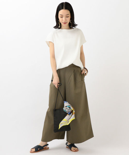 SHIPS Days(シップスデイズ)の「SHIPS Days STANDARD:ロングスカーチョ 19FW◇(その他パンツ・レディース・ベージュ/ネイビー/オリーブ・S~M/M~L)」の11枚目の写真
