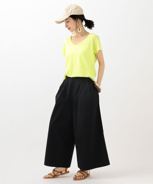 SHIPS Days(シップスデイズ)の「SHIPS Days STANDARD:ロングスカーチョ 19FW◇(その他パンツ・レディース・ベージュ/ネイビー/オリーブ・S~M/M~L)」の15枚目の写真