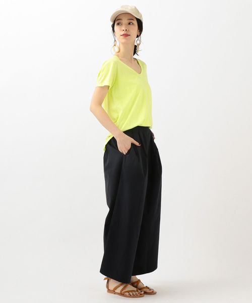 SHIPS Days(シップスデイズ)の「SHIPS Days STANDARD:ロングスカーチョ 19FW◇(その他パンツ・レディース・ベージュ/ネイビー/オリーブ・S~M/M~L)」の17枚目の写真