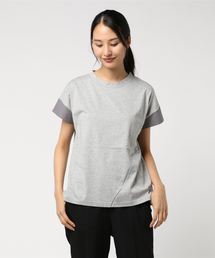 異素材切替Tシャツ