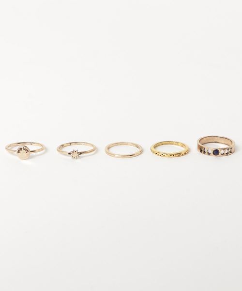 SETUP7(セットアップセブン)の「【SETUP7】リング5点セット(リング・レディース・ゴールド・FREE)」の3枚目の写真