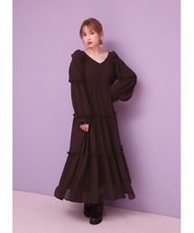 one after another NICE CLAUP | レディフリルロングワンピース(ワンピース)