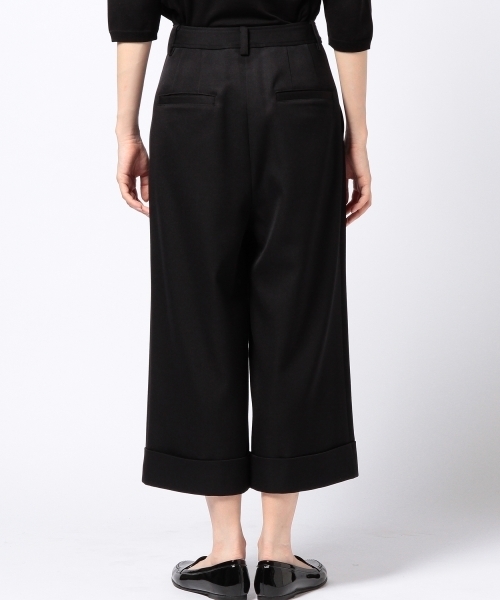 Another Edition（アナザーエディション）の「AE W/CLOTH WIDE PT（その他パンツ・レディース・ブラック・MEDIUM/SMALL）」の2枚目の写真