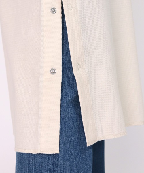 ALLUMER(アリュメール)の「∴【Allumer/アリュメール】サイドオープンワンピース Honeycomb Side Open Dress(ワンピース・レディース・アイボリー/ブラック/キャメル・FREE)」の7枚目の写真