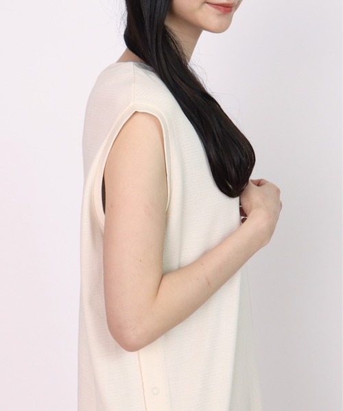 ALLUMER(アリュメール)の「∴【Allumer/アリュメール】サイドオープンワンピース Honeycomb Side Open Dress(ワンピース・レディース・アイボリー/ブラック/キャメル・FREE)」の6枚目の写真