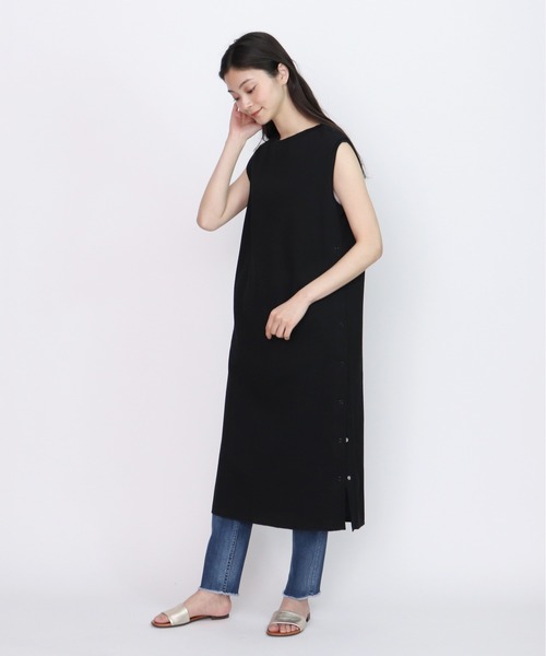 ALLUMER(アリュメール)の「∴【Allumer/アリュメール】サイドオープンワンピース Honeycomb Side Open Dress(ワンピース・レディース・アイボリー/ブラック/キャメル・FREE)」の8枚目の写真