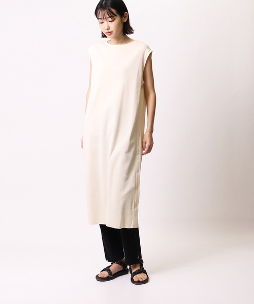 ALLUMER(アリュメール)の「∴【Allumer/アリュメール】サイドオープンワンピース Honeycomb Side Open Dress(ワンピース・レディース・アイボリー/ブラック/キャメル・FREE)」の14枚目の写真