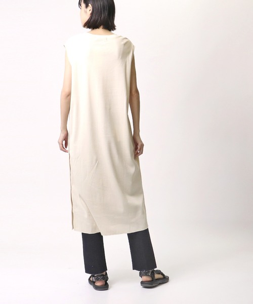 ALLUMER(アリュメール)の「∴【Allumer/アリュメール】サイドオープンワンピース Honeycomb Side Open Dress(ワンピース・レディース・アイボリー/ブラック/キャメル・FREE)」の15枚目の写真