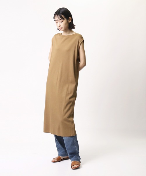 ALLUMER(アリュメール)の「∴【Allumer/アリュメール】サイドオープンワンピース Honeycomb Side Open Dress(ワンピース・レディース・アイボリー/ブラック/キャメル・FREE)」の19枚目の写真