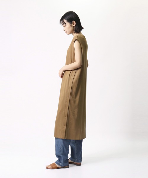 ALLUMER(アリュメール)の「∴【Allumer/アリュメール】サイドオープンワンピース Honeycomb Side Open Dress(ワンピース・レディース・アイボリー/ブラック/キャメル・FREE)」の20枚目の写真