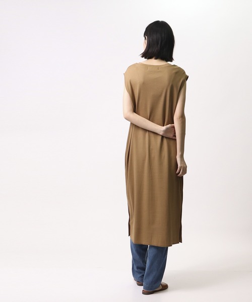 ALLUMER(アリュメール)の「∴【Allumer/アリュメール】サイドオープンワンピース Honeycomb Side Open Dress(ワンピース・レディース・アイボリー/ブラック/キャメル・FREE)」の21枚目の写真