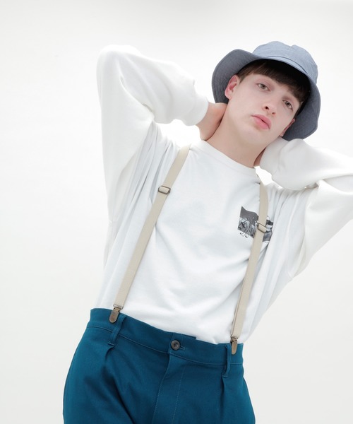 Mark Gonzales(マーク・ゴンザレス)の「Mark Gonzales/マークゴンザレス EMMA CLOTHES別注 背面プリント ビッグシルエット プルオーバースウェット(スウェット・メンズ・ホワイト系その他/ブラック系その他/ベージュ系その他/ブルー系その他/ホワイト系その他2/ブラック系その他2/ベージュ系その他2/ブルー系その他2・FREE)」の20枚目の写真