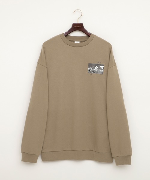Mark Gonzales(マーク・ゴンザレス)の「Mark Gonzales/マークゴンザレス EMMA CLOTHES別注 背面プリント ビッグシルエット プルオーバースウェット(スウェット・メンズ・ホワイト系その他/ブラック系その他/ベージュ系その他/ブルー系その他/ホワイト系その他2/ブラック系その他2/ベージュ系その他2/ブルー系その他2・FREE)」の14枚目の写真