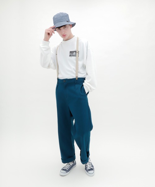 Mark Gonzales(マーク・ゴンザレス)の「Mark Gonzales/マークゴンザレス EMMA CLOTHES別注 背面プリント ビッグシルエット プルオーバースウェット(スウェット・メンズ・ホワイト系その他/ブラック系その他/ベージュ系その他/ブルー系その他/ホワイト系その他2/ブラック系その他2/ベージュ系その他2/ブルー系その他2・FREE)」の22枚目の写真