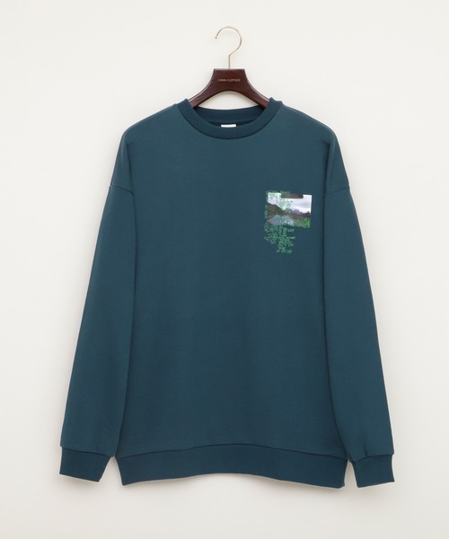 Mark Gonzales(マーク・ゴンザレス)の「Mark Gonzales/マークゴンザレス EMMA CLOTHES別注 背面プリント ビッグシルエット プルオーバースウェット(スウェット・メンズ・ホワイト系その他/ブラック系その他/ベージュ系その他/ブルー系その他/ホワイト系その他2/ブラック系その他2/ベージュ系その他2/ブルー系その他2・FREE)」の13枚目の写真