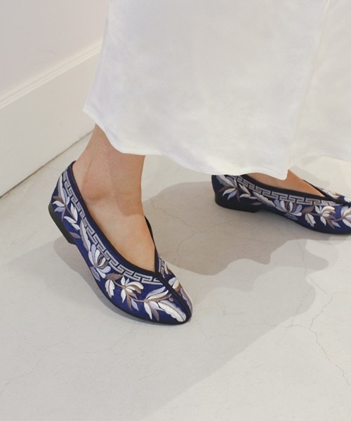 Casselini（キャセリーニ）の「Casselini（キャセリーニ）TAIWAN SHOES（バレエシューズ・レディース・アイボリー/グリーン/ブルー/イエロー/ホワイト/オフホワイト/ブラック/グレー/ネイビー/ピンク/レッド・M/L/S）」の8枚目の写真