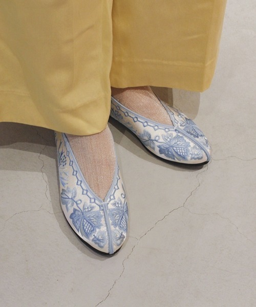 Casselini（キャセリーニ）の「Casselini（キャセリーニ）TAIWAN SHOES（バレエシューズ・レディース・アイボリー/グリーン/ブルー/イエロー/ホワイト/オフホワイト/ブラック/グレー/ネイビー/ピンク/レッド・M/L/S）」の9枚目の写真