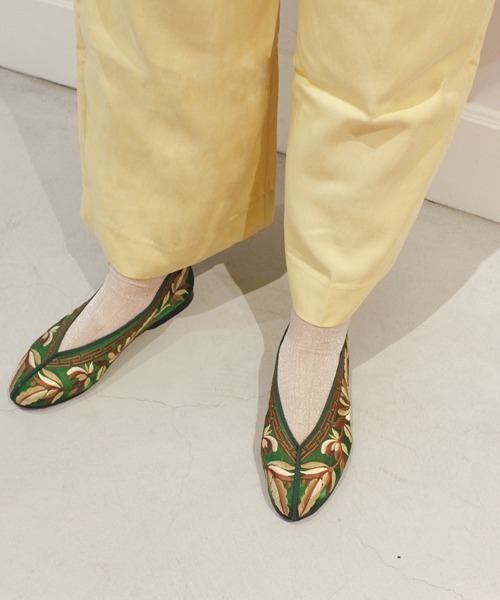 Casselini（キャセリーニ）の「Casselini（キャセリーニ）TAIWAN SHOES（バレエシューズ・レディース・アイボリー/グリーン/ブルー/イエロー/ホワイト/オフホワイト/ブラック/グレー/ネイビー/ピンク/レッド・M/L/S）」の7枚目の写真