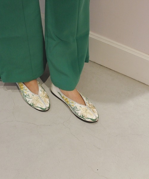 Casselini（キャセリーニ）の「Casselini（キャセリーニ）TAIWAN SHOES（バレエシューズ・レディース・アイボリー/グリーン/ブルー/イエロー/ホワイト/オフホワイト/ブラック/グレー/ネイビー/ピンク/レッド・M/L/S）」の19枚目の写真