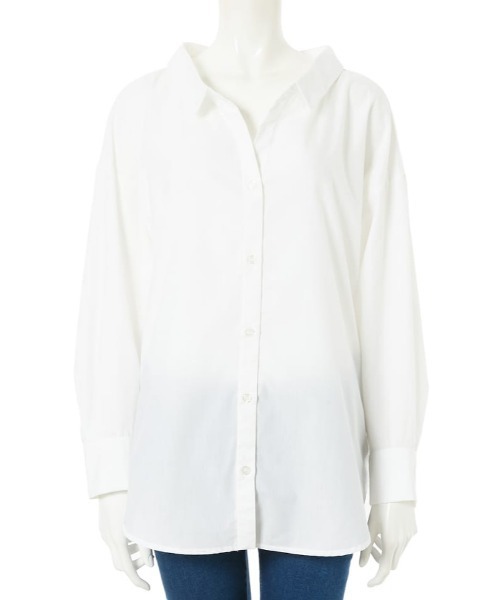 fifth（フィフス）の「2wayスリーブ抜き衿デザインシャツ（シャツ/ブラウス・レディース・ホワイト・MEDIUM）」の5枚目の写真