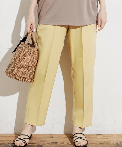 natural couture(ナチュラルクチュール)の「センターブレステーパードカラーパンツ(その他パンツ・レディース・ブラウン/イエロー/グリーン/グレイッシュベージュ・FREE)」の4枚目の写真