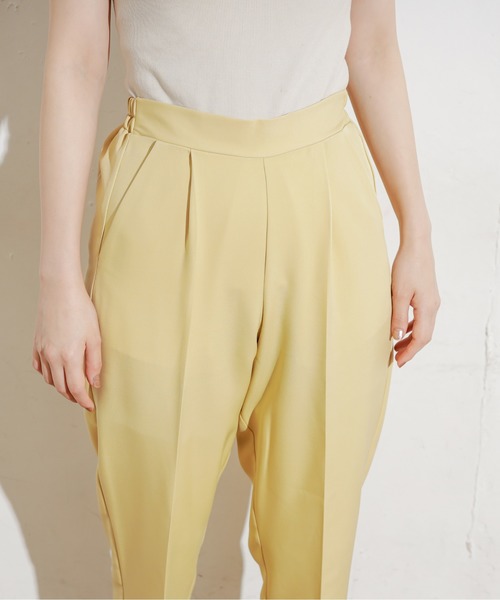 natural couture(ナチュラルクチュール)の「センターブレステーパードカラーパンツ(その他パンツ・レディース・ブラウン/イエロー/グリーン/グレイッシュベージュ・FREE)」の10枚目の写真