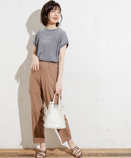 natural couture(ナチュラルクチュール)の「センターブレステーパードカラーパンツ(その他パンツ・レディース・ブラウン/イエロー/グリーン/グレイッシュベージュ・FREE)」の8枚目の写真