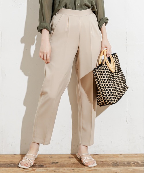 natural couture(ナチュラルクチュール)の「センターブレステーパードカラーパンツ(その他パンツ・レディース・ブラウン/イエロー/グリーン/グレイッシュベージュ・FREE)」の14枚目の写真