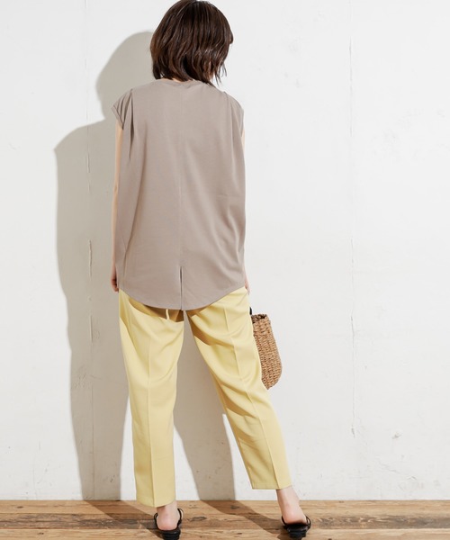 natural couture(ナチュラルクチュール)の「センターブレステーパードカラーパンツ(その他パンツ・レディース・ブラウン/イエロー/グリーン/グレイッシュベージュ・FREE)」の15枚目の写真