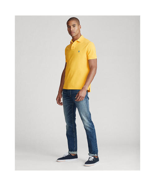 POLO RALPH LAUREN(ポロ ラルフ ローレン)の「アイコニック メッシュ ポロシャツ(ポロシャツ・メンズ・イエロー・SMALL/MEDIUM/LARGE)」の5枚目の写真