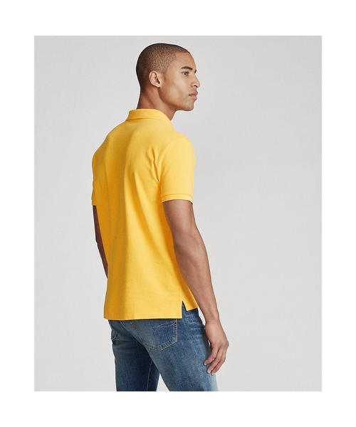 POLO RALPH LAUREN(ポロ ラルフ ローレン)の「アイコニック メッシュ ポロシャツ(ポロシャツ・メンズ・イエロー・SMALL/MEDIUM/LARGE)」の4枚目の写真