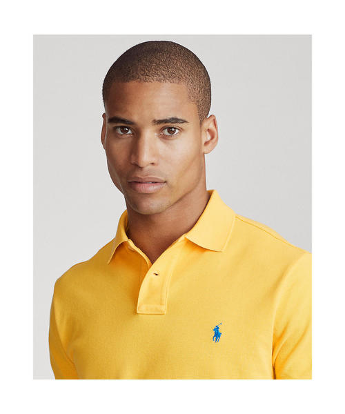 POLO RALPH LAUREN(ポロ ラルフ ローレン)の「アイコニック メッシュ ポロシャツ(ポロシャツ・メンズ・イエロー・SMALL/MEDIUM/LARGE)」の2枚目の写真