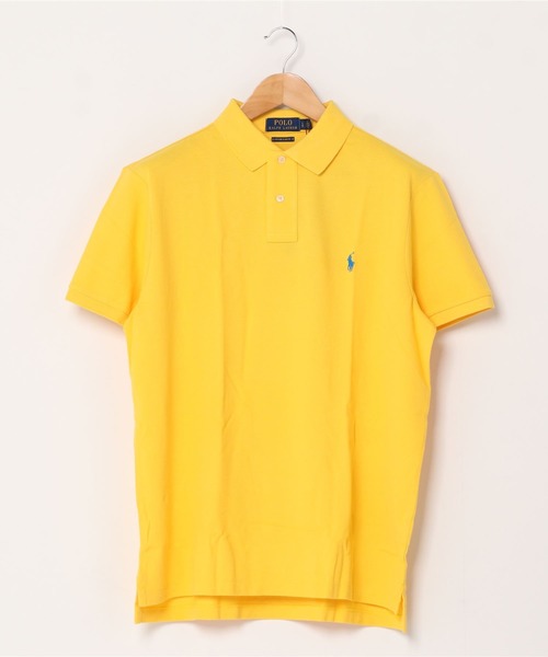 POLO RALPH LAUREN(ポロ ラルフ ローレン)の「アイコニック メッシュ ポロシャツ(ポロシャツ・メンズ・イエロー・SMALL/MEDIUM/LARGE)」の6枚目の写真