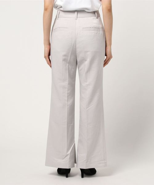 PAGEBOY（ページボーイ）の「サイドスリットフレアパンツ（その他パンツ・レディース・グレイッシュベージュ/レッド系その他5/ブラック・SMALL/MEDIUM）」の5枚目の写真