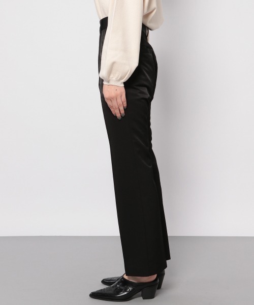 PAGEBOY（ページボーイ）の「サイドスリットフレアパンツ（その他パンツ・レディース・グレイッシュベージュ/レッド系その他5/ブラック・SMALL/MEDIUM）」の12枚目の写真