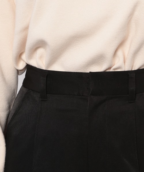 PAGEBOY（ページボーイ）の「サイドスリットフレアパンツ（その他パンツ・レディース・グレイッシュベージュ/レッド系その他5/ブラック・SMALL/MEDIUM）」の10枚目の写真