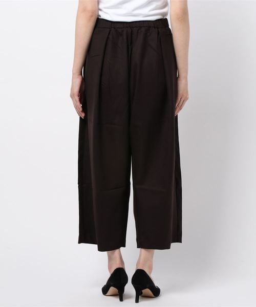 mizuiroind（ミズイロインド）の「T / R / ダブルタックハイライズパンツ（その他パンツ・レディース・ベージュ/ブラウン/ネイビー/ブラック/グレー・2/1）」の7枚目の写真